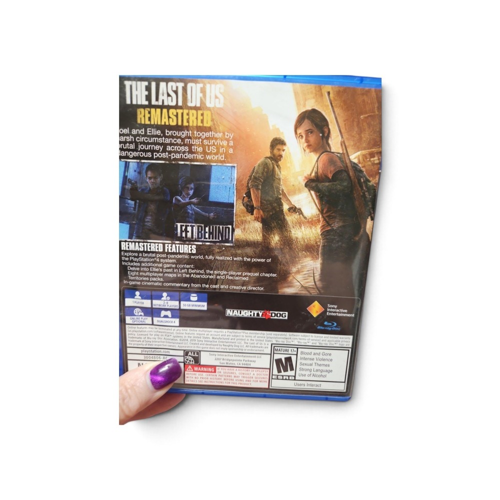 The Last of Us Remastered Sony PlayStation 4 PS4 Game Naughty Dog 0432 - Picture 2 of 2